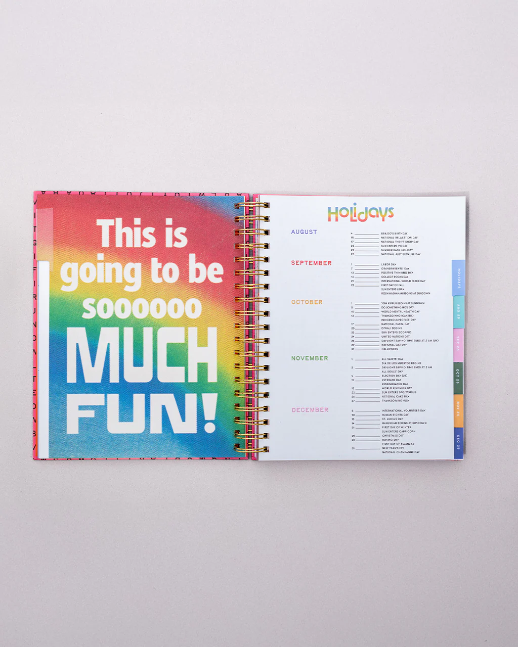 Large 17-Month Academic Planner - Ivory Floral