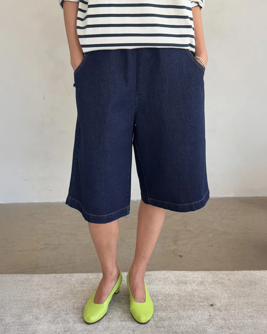 Liam Bermuda Shorts - Raw Denim