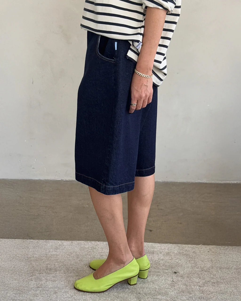 Liam Bermuda Shorts - Raw Denim