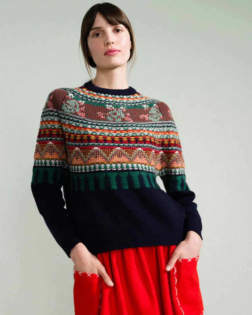 Mabel Fairisle Pullover Sweater