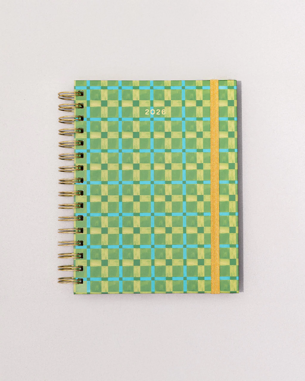 Medium 12-Month Annual Planner - Green Plaid 1 2854-medium-12-month-annual-planner-green-plaid-1.webp