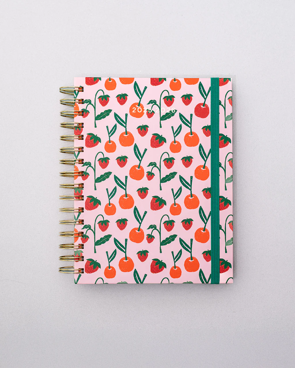 Medium 17-Month Academic Planner - Cherries & Strawberries