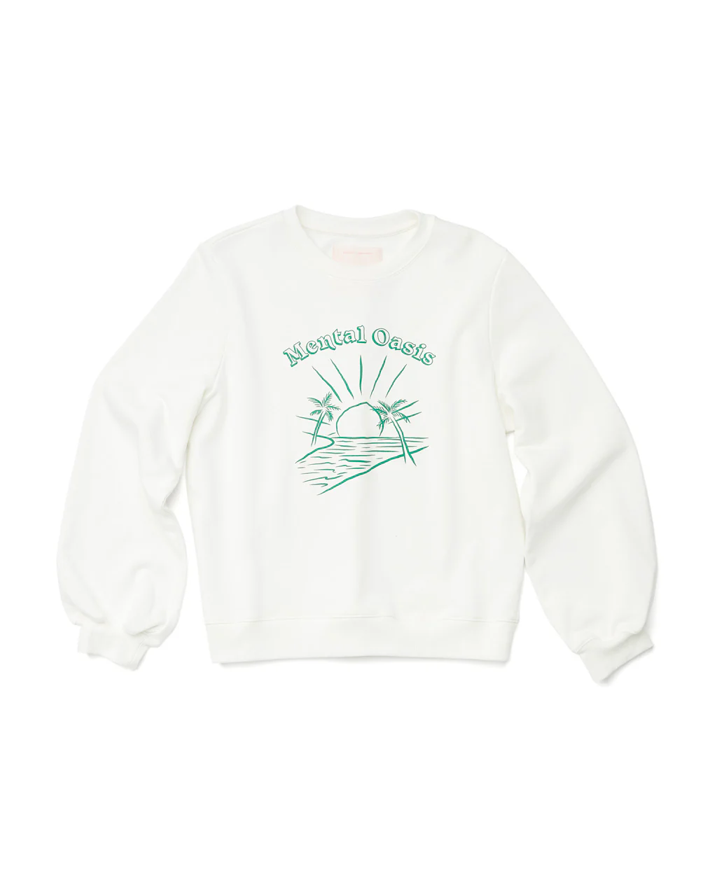 Mental Oasis Balloon Sleeve Sweatshirt