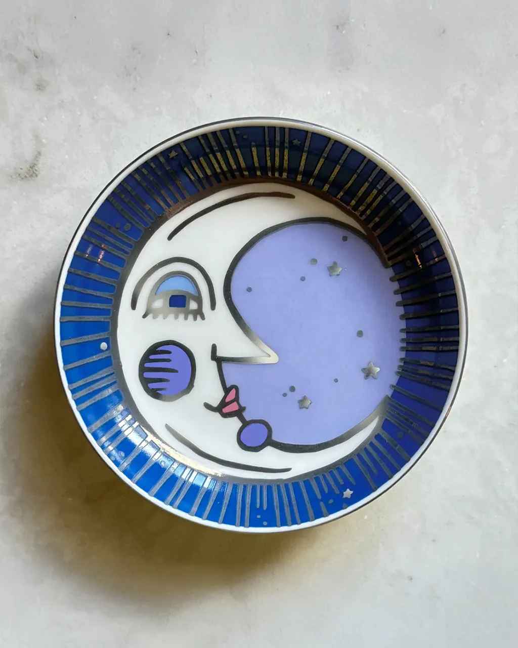 Moon Porcelain Trinket Dish