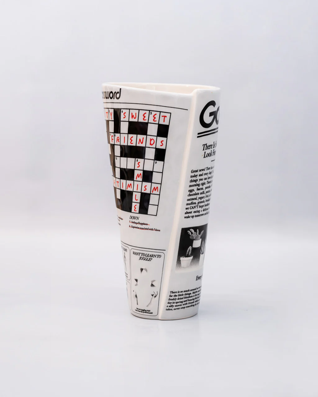 Newspaper Vase