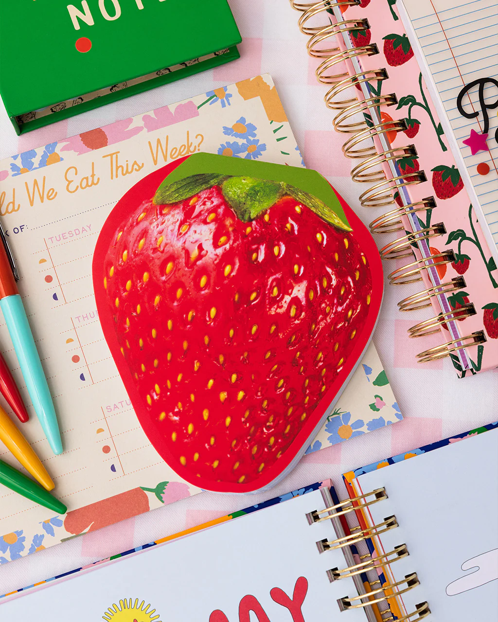 Novelty Notepad - Strawberry