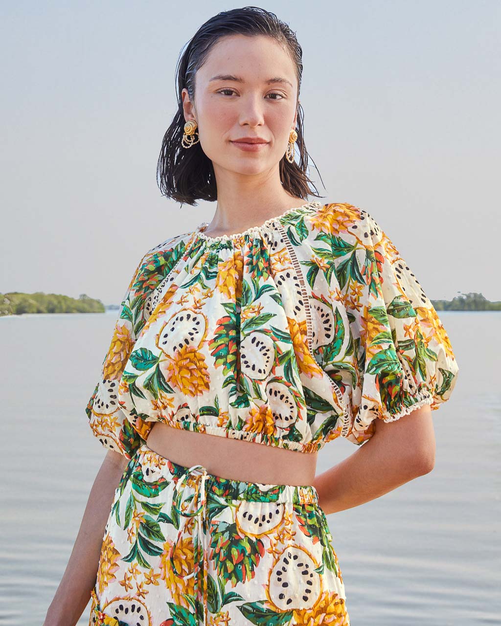 Off-White Biriba Cropped Top