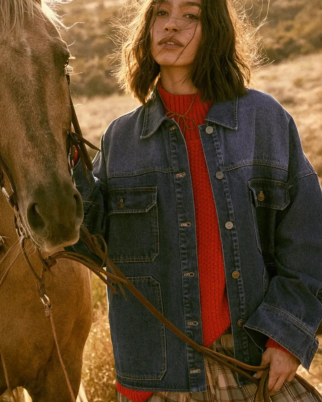 Ombre Denim Pocket Jacket