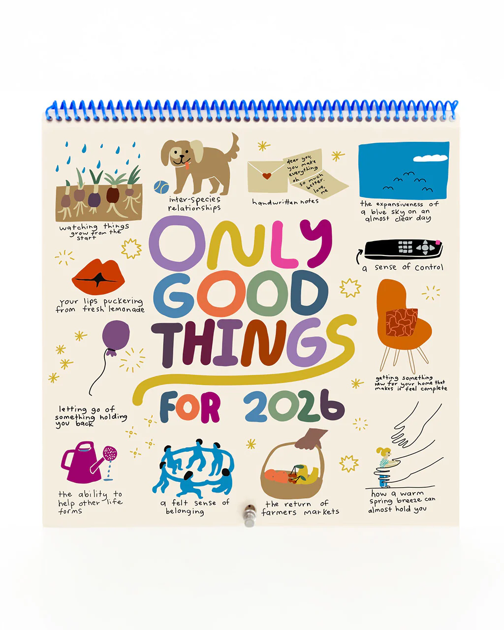 Only Good Things For 2026 12-Month Wall Calendar