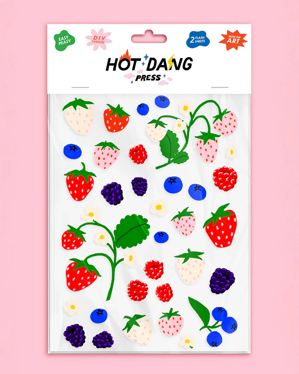 Oops All Berries Iron-On Sheet Set