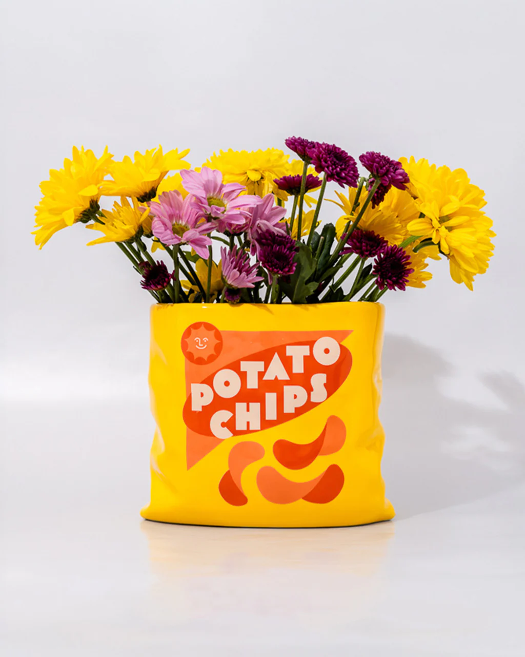 Potato Chips Ceramic Vase