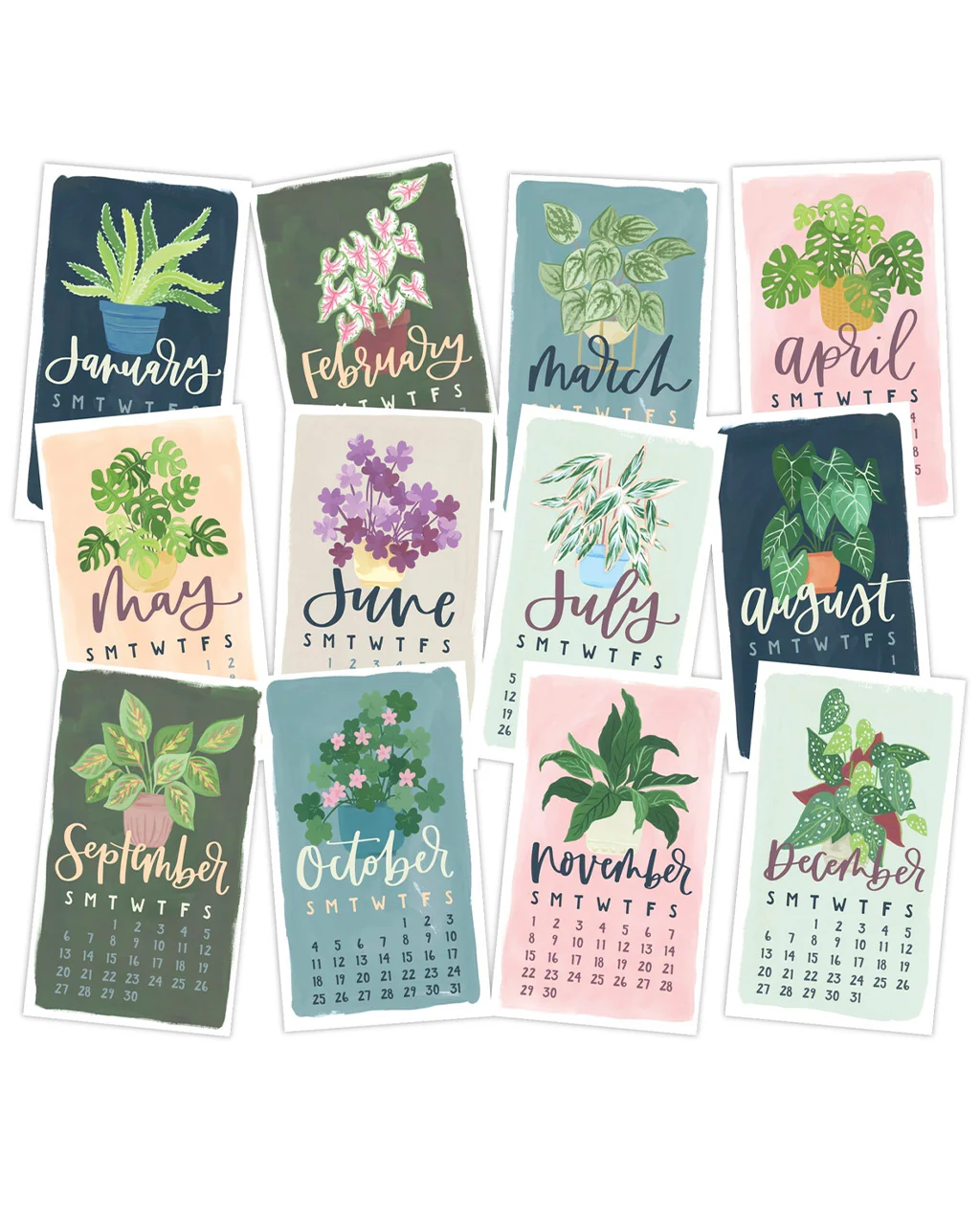 3311-potted-plants-2026-mini-desk-calendar-1.webp