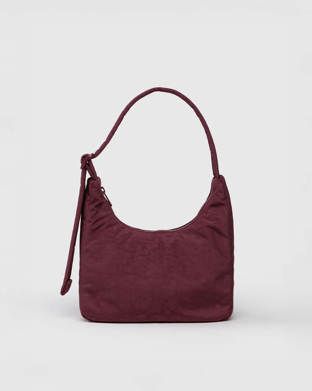 Mini Nylon Shoulder Bag - Mahogany