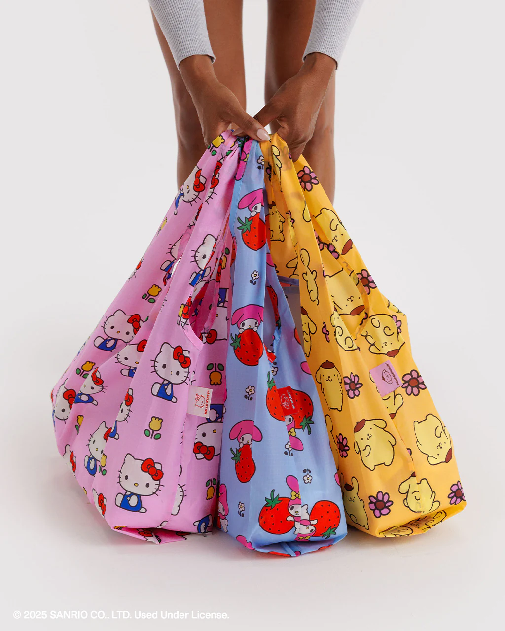 Standard Baggu Set Of 3 - Hello Kitty And Friends Florals