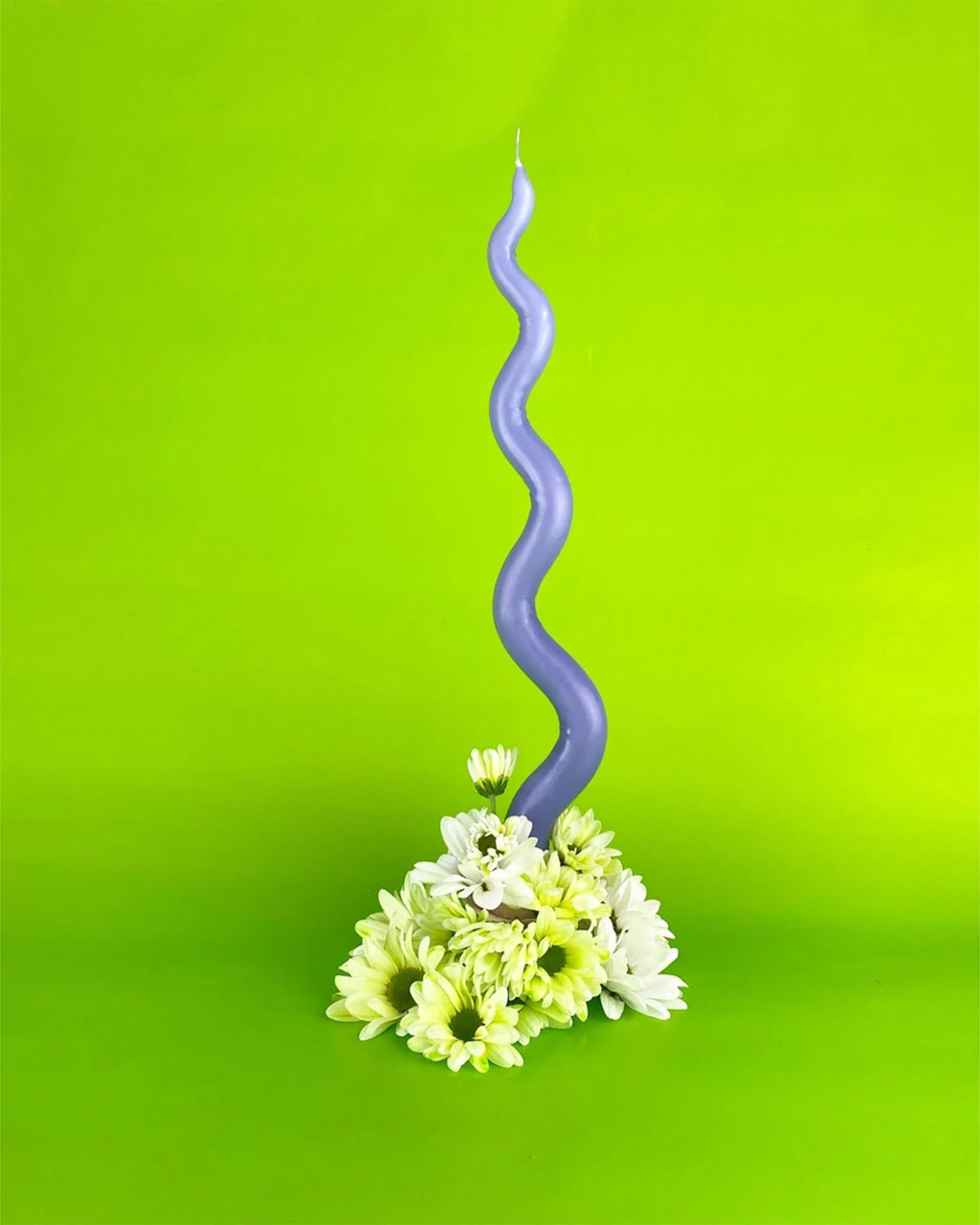 Ripple Candle - Periwinkle