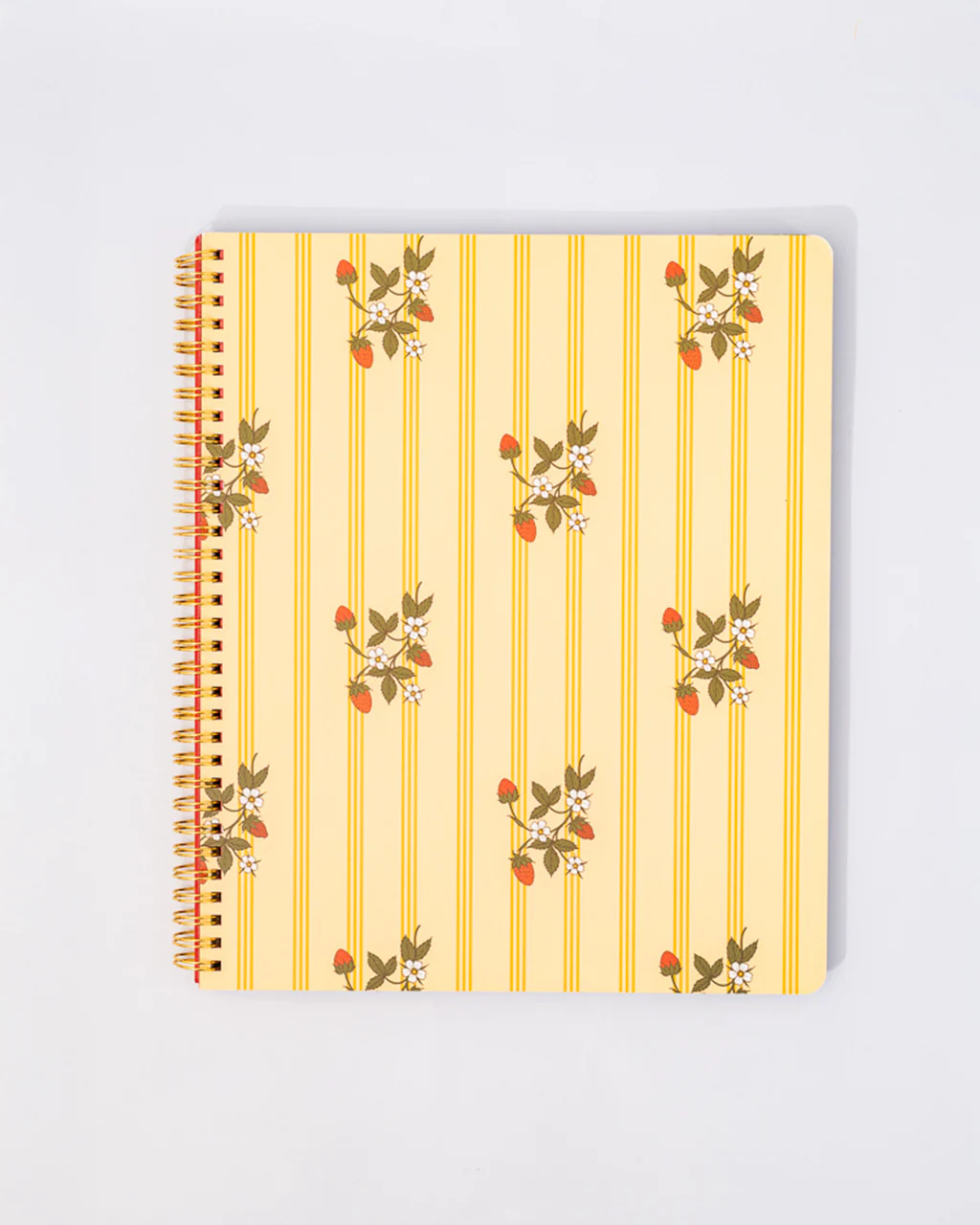 Rough Draft Large Notebook - Floral Stripe