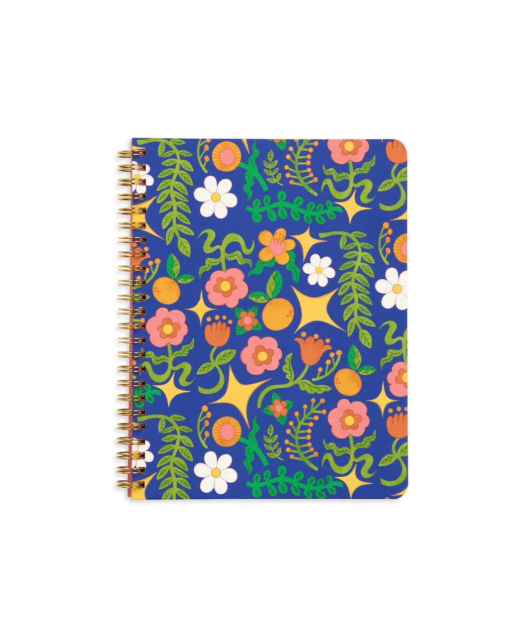 Rough Draft Mini Notebook - Navy Star Floral 1 3484-rough-draft-mini-notebook-navy-star-floral-1.webp