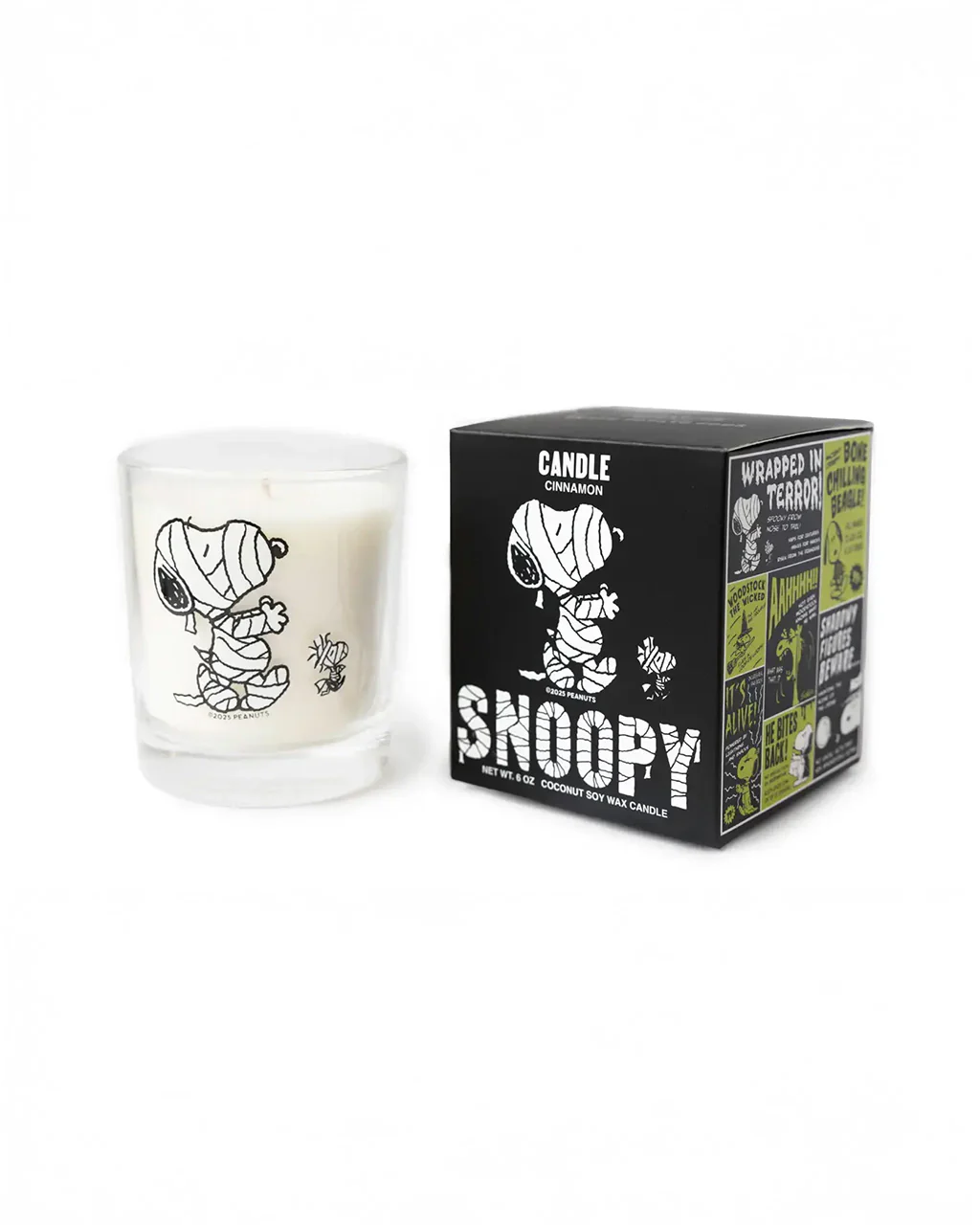 Snoopy Mummy Candle - Cinnamon