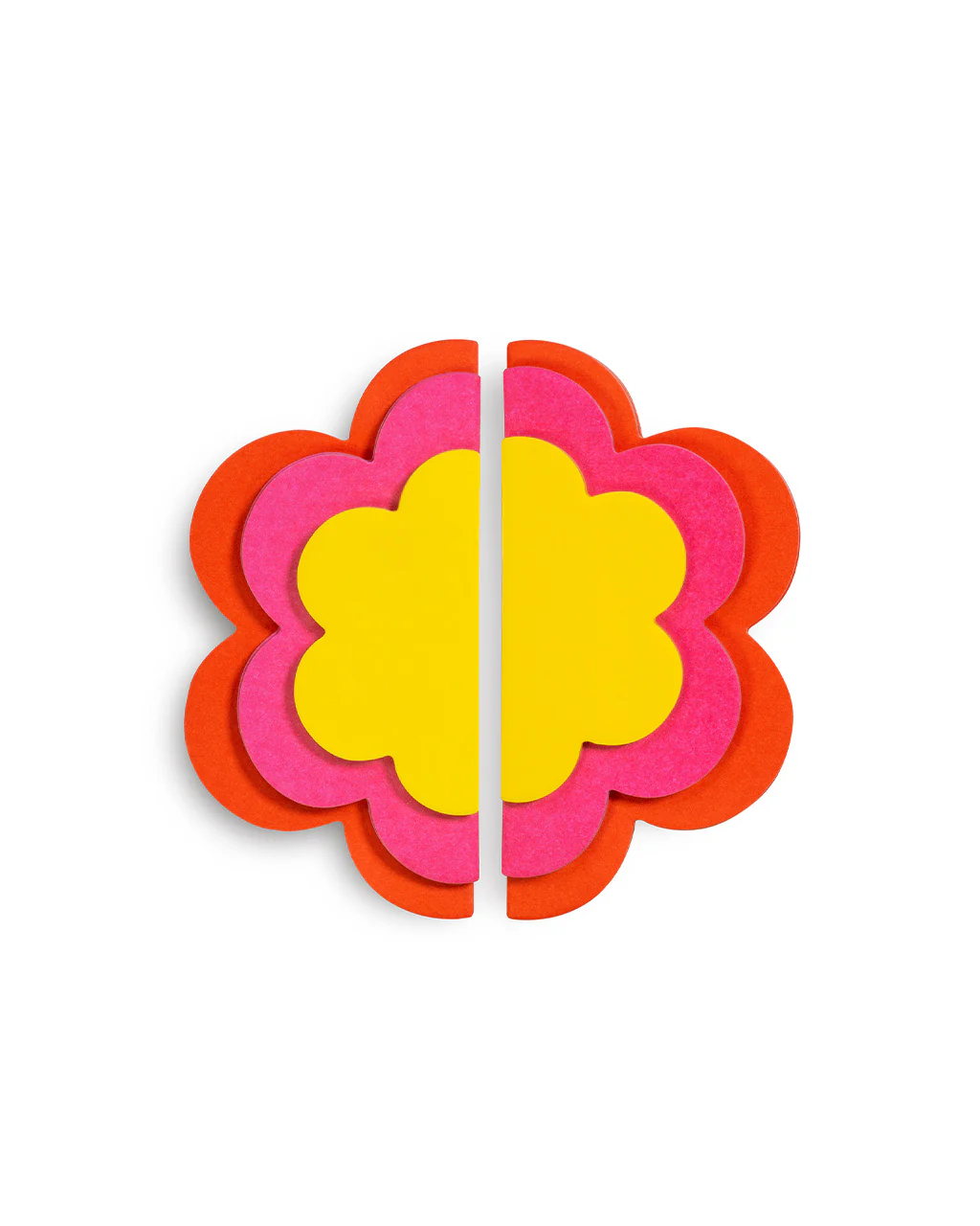 Stacked Sticky Notes - Flower