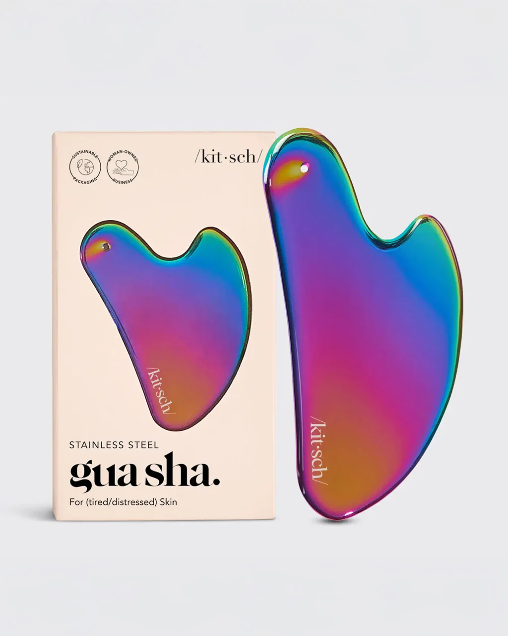 Stainless Steel Gua Sha - Iridescent