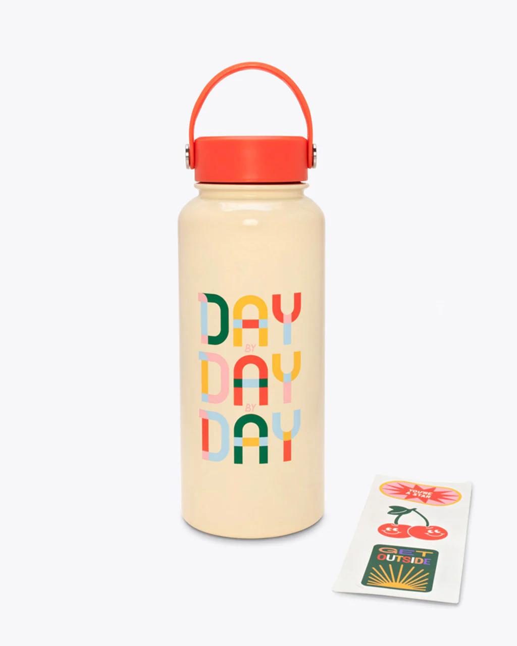 Stainless Steel Water Bottle - Day By Day