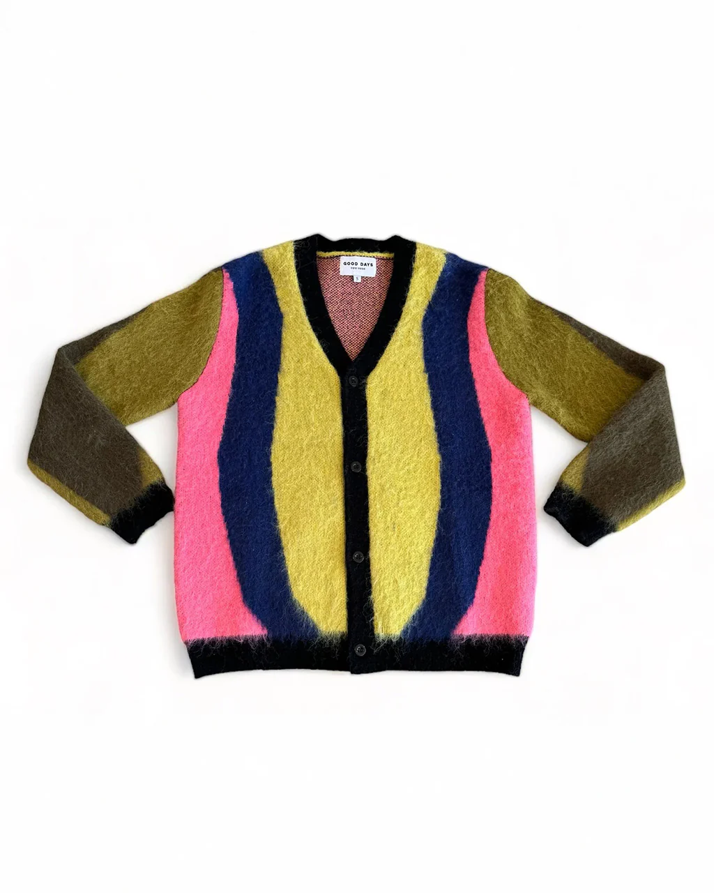 Striped Mohair Cardigan