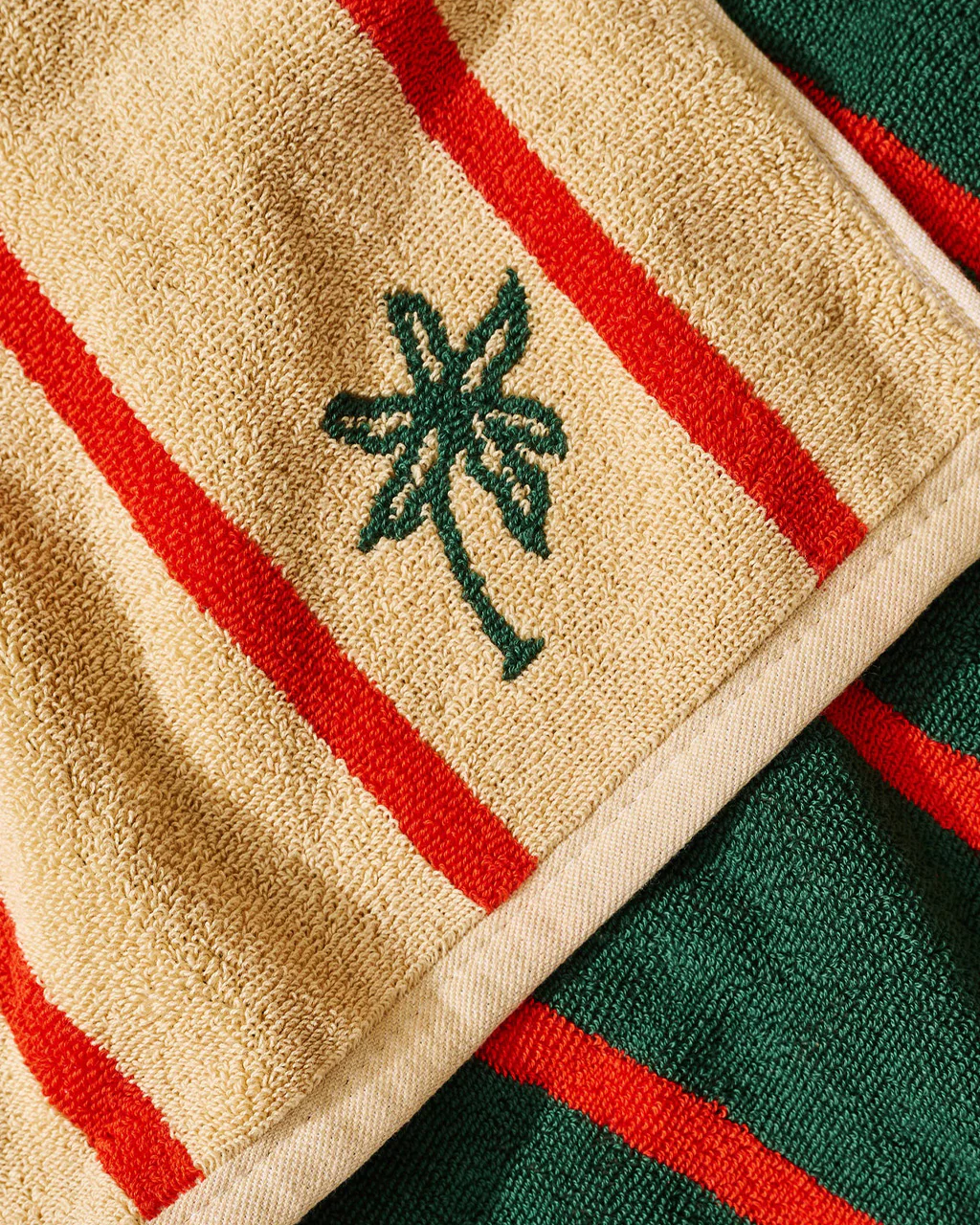 Tan Lines Palm Terry Cloth Kitchen Towel