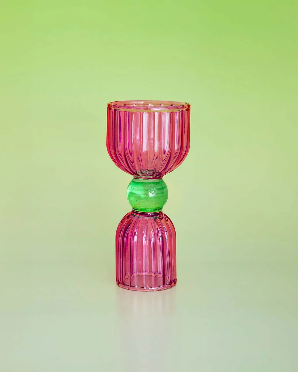 Tipsy Turvy Double Shot Glass - Pink