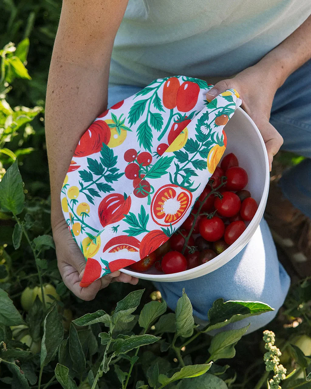 Tomato Vine Bowl Cover Set