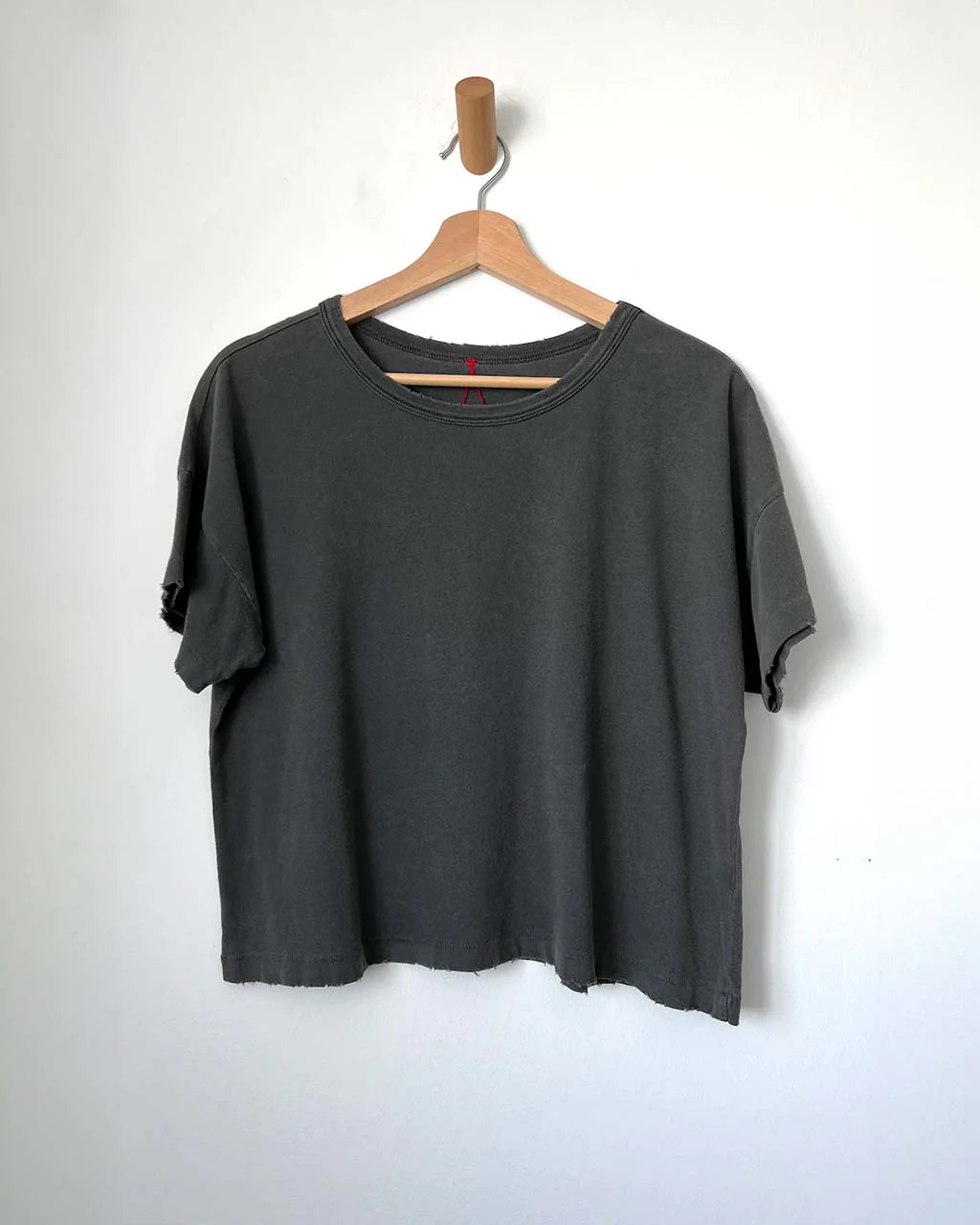 Vintage Fille Tee - Washed Black