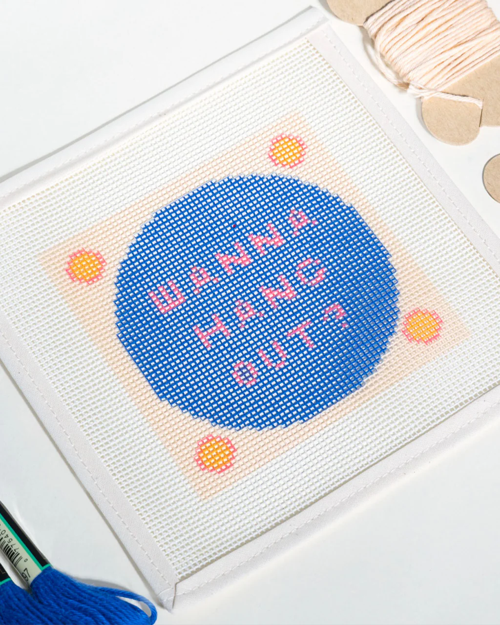 Wanna Hang Out? Needlepoint Kit