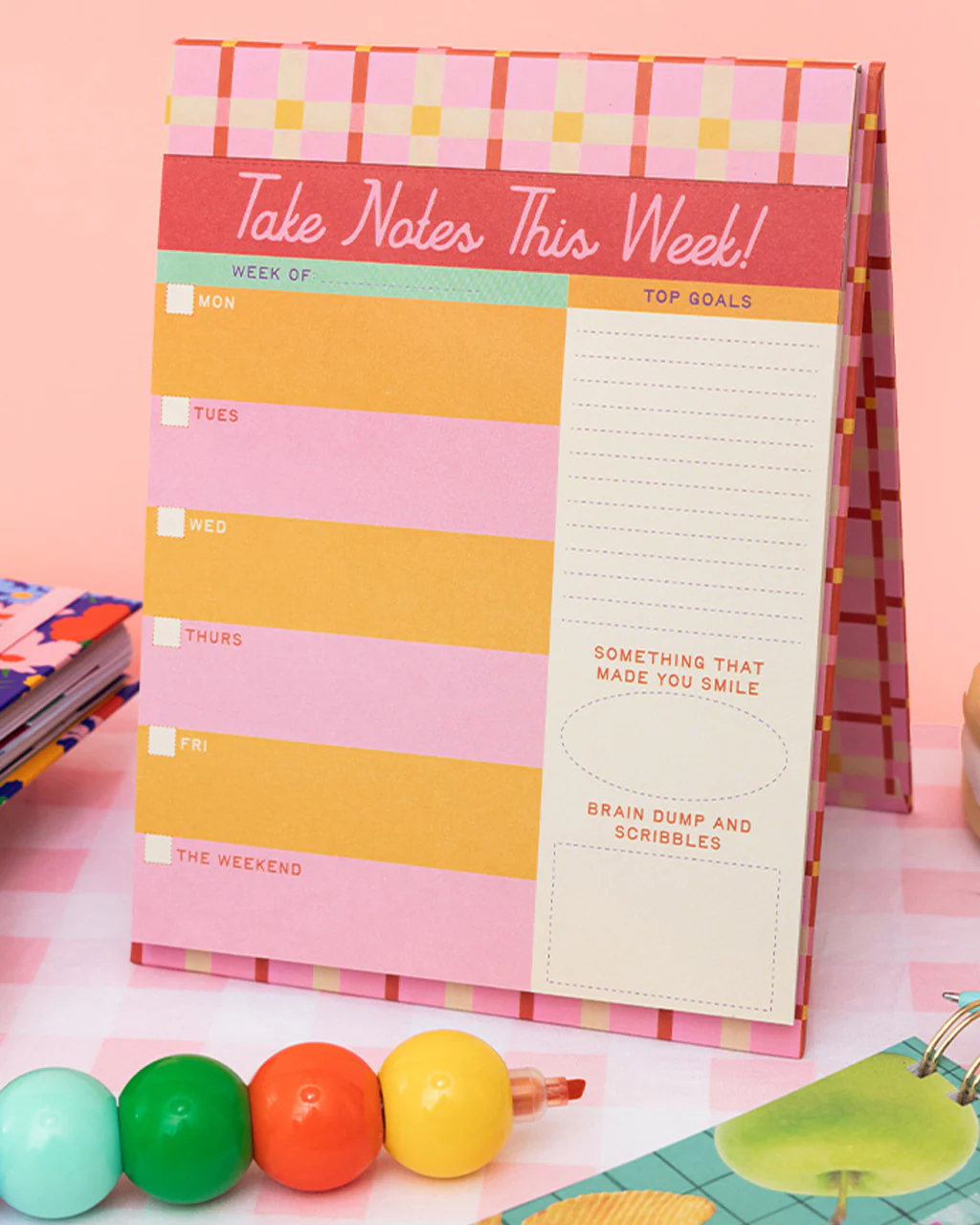 Week to Week Desk Planner - Take Notes This Week
