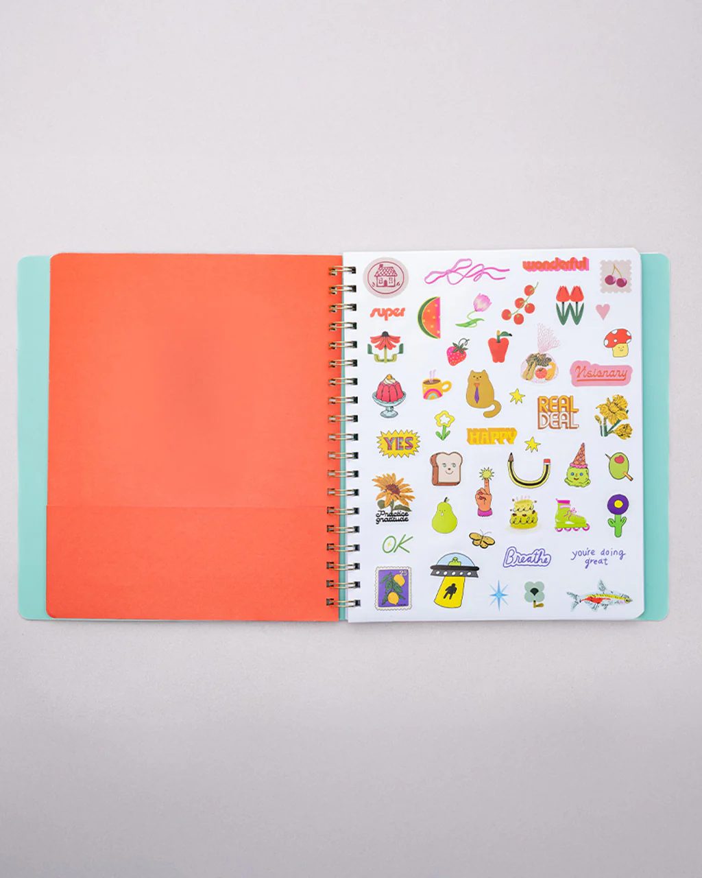 Weekly Undated Planner - Cherries and Strawberries