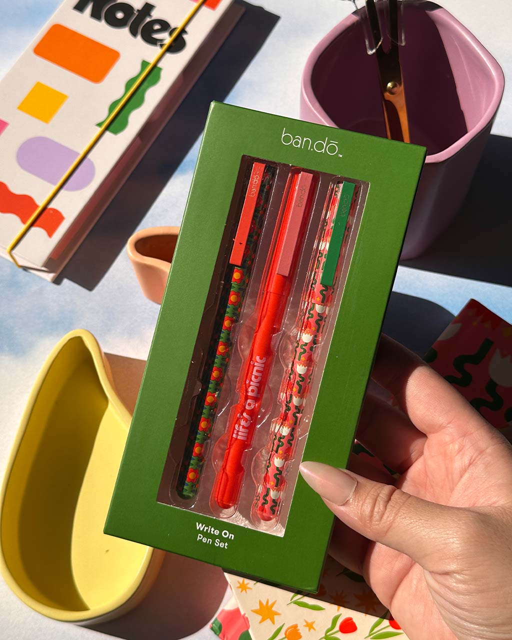 Write On Pen Set - Life's A Picnic