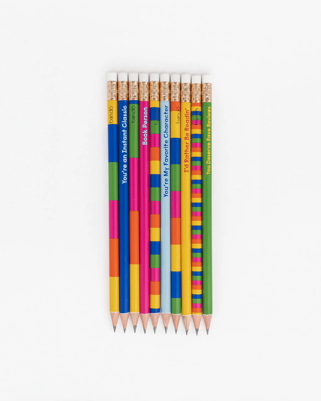 Write On Pencil Set - Rather Be Readin'