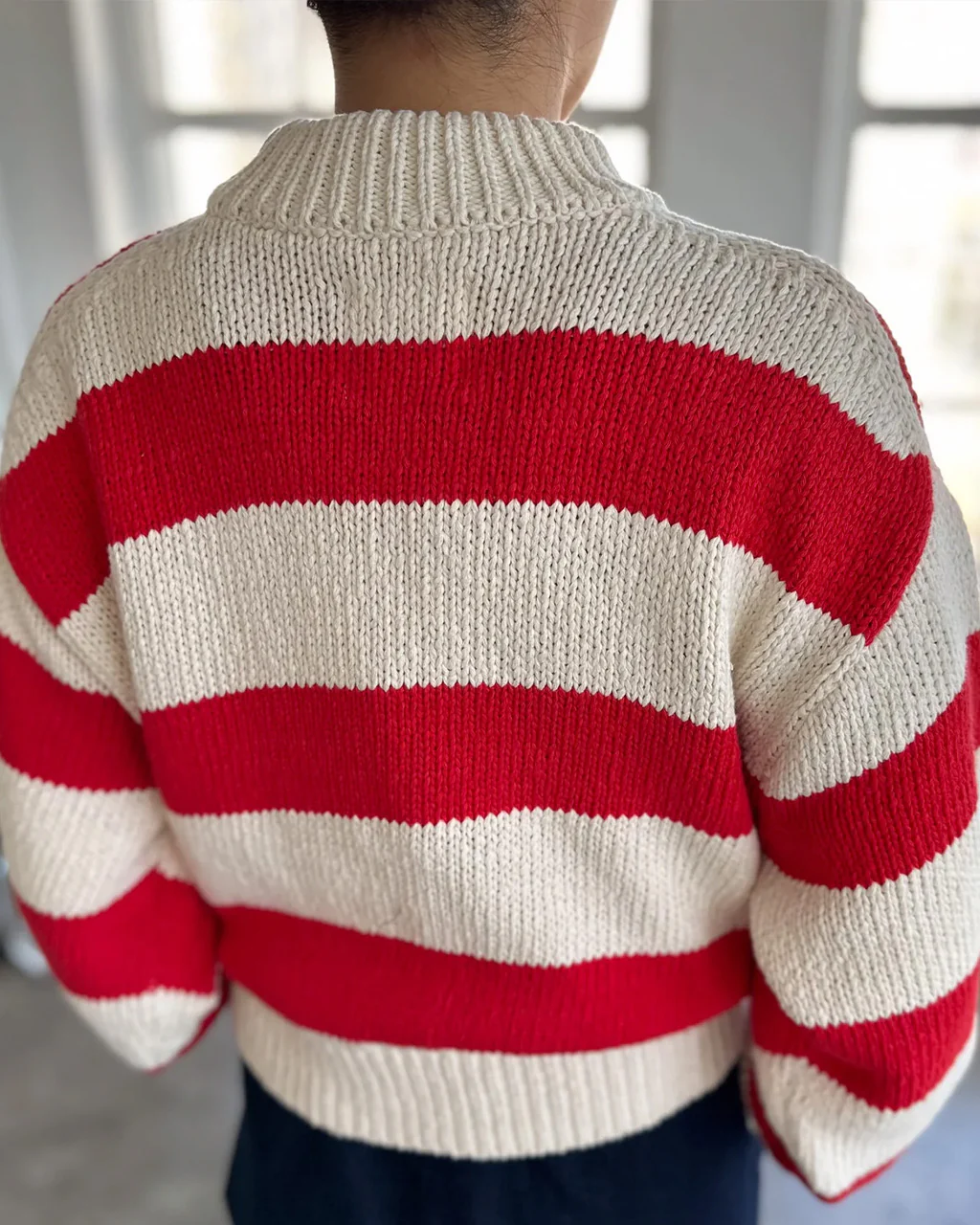 Zoe Sweater - Red Stripe