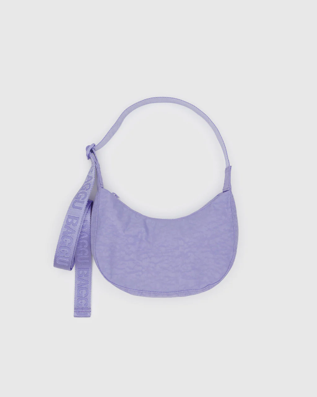 Small Nylon Crescent Bag w/ Key Leash - Wisteria