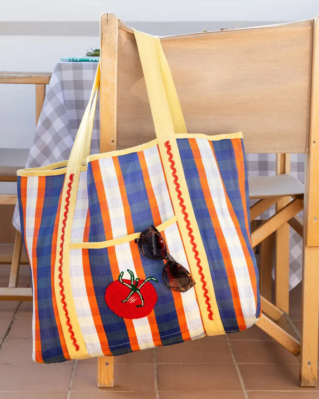 Bon AppÃ©tit Recycled Plastic Tote Bag - Tomato