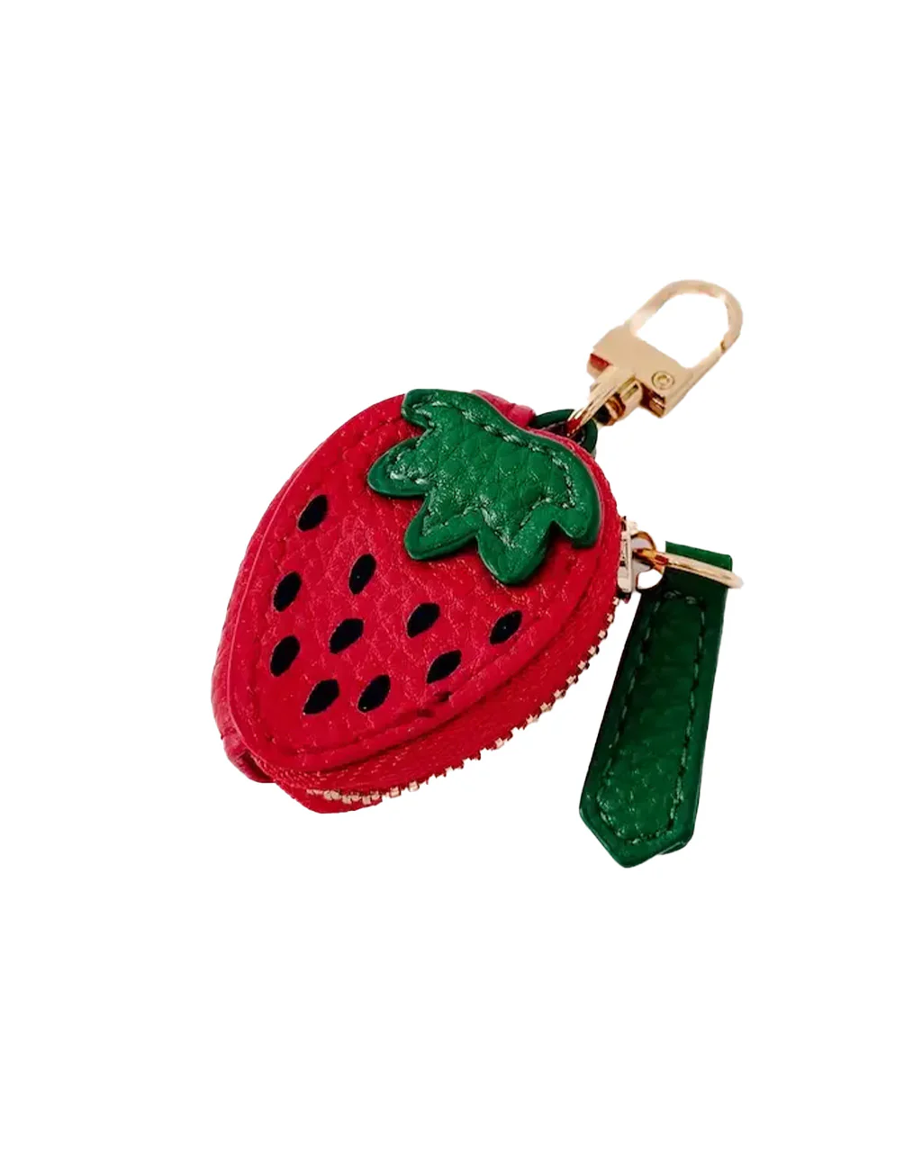 Cutie Fruit Bag Charm - Strawberry