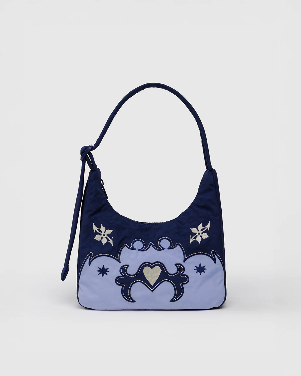 Mini Nylon Shoulder Bag - Western AppliquÃ©