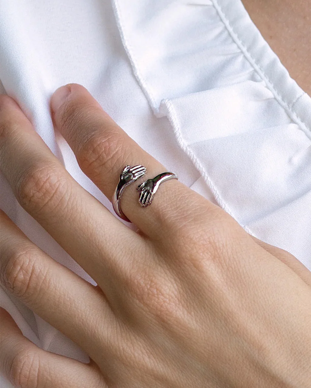 I Wanna Hold Your Hand Ring - Silver