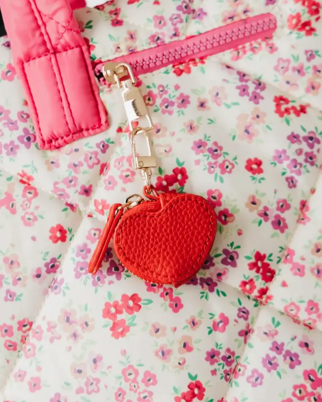 Cutie Bag Charm - Red Heart