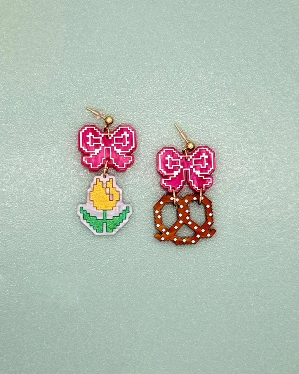 Pretzel + Tulip Earrings