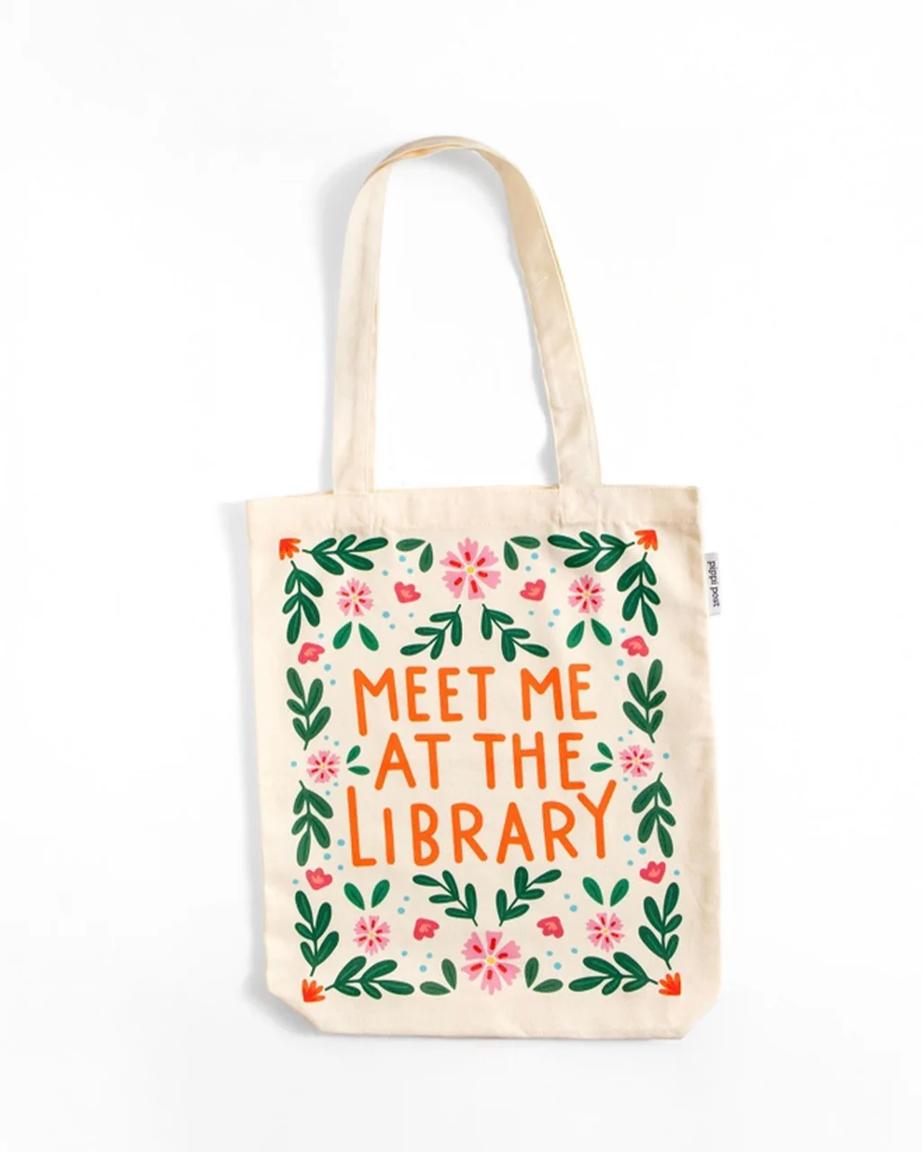 Meet Me At The Library Canvas Tote Bag